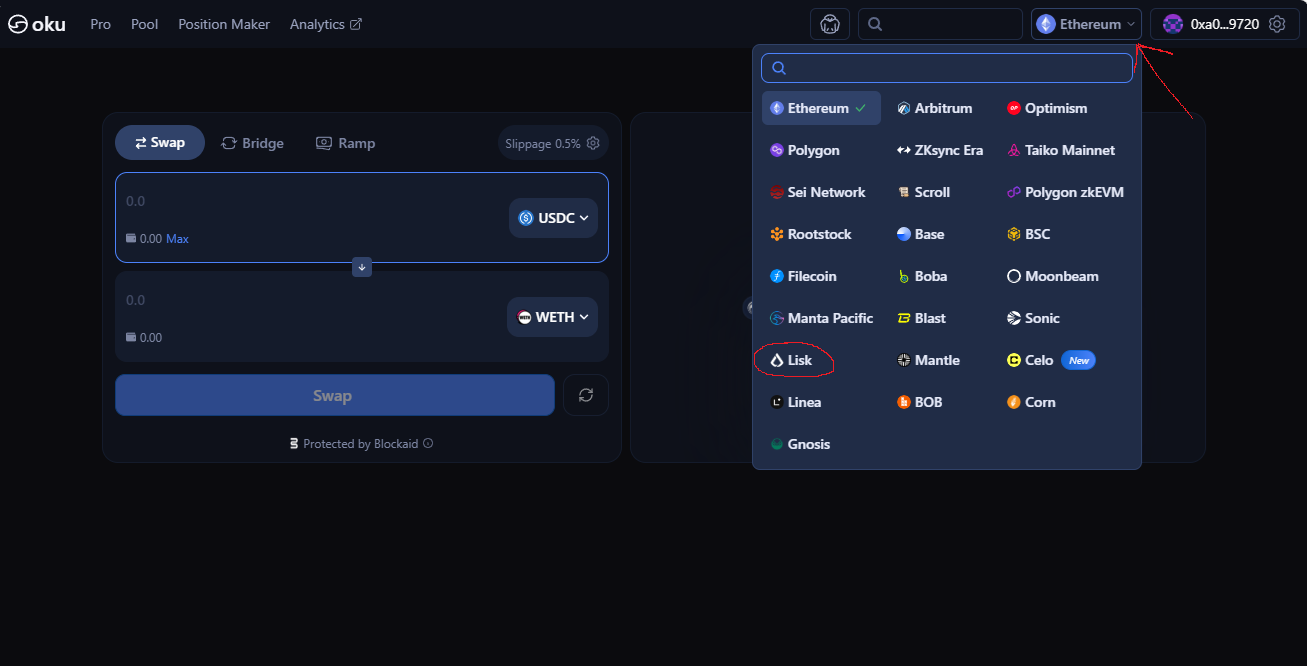 Choose network