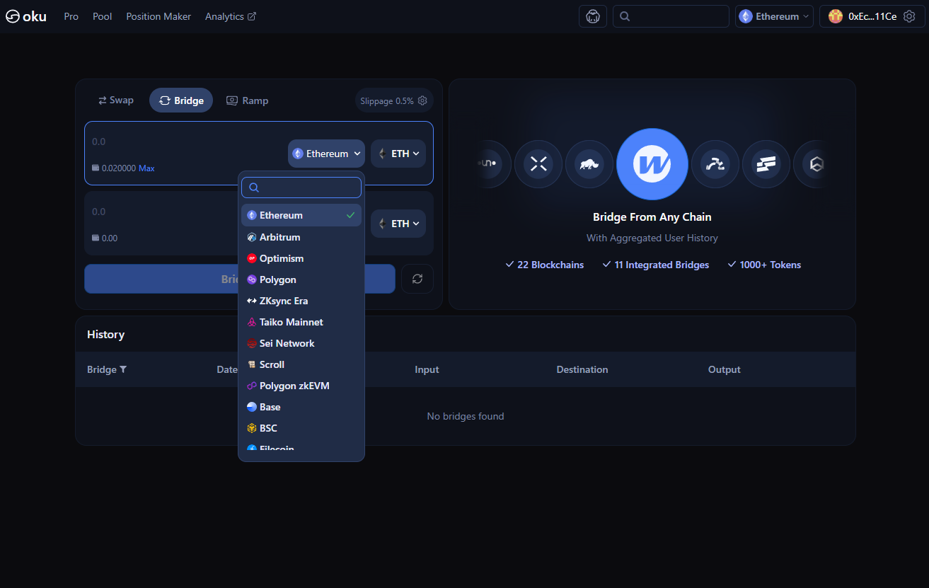 Select deposited network